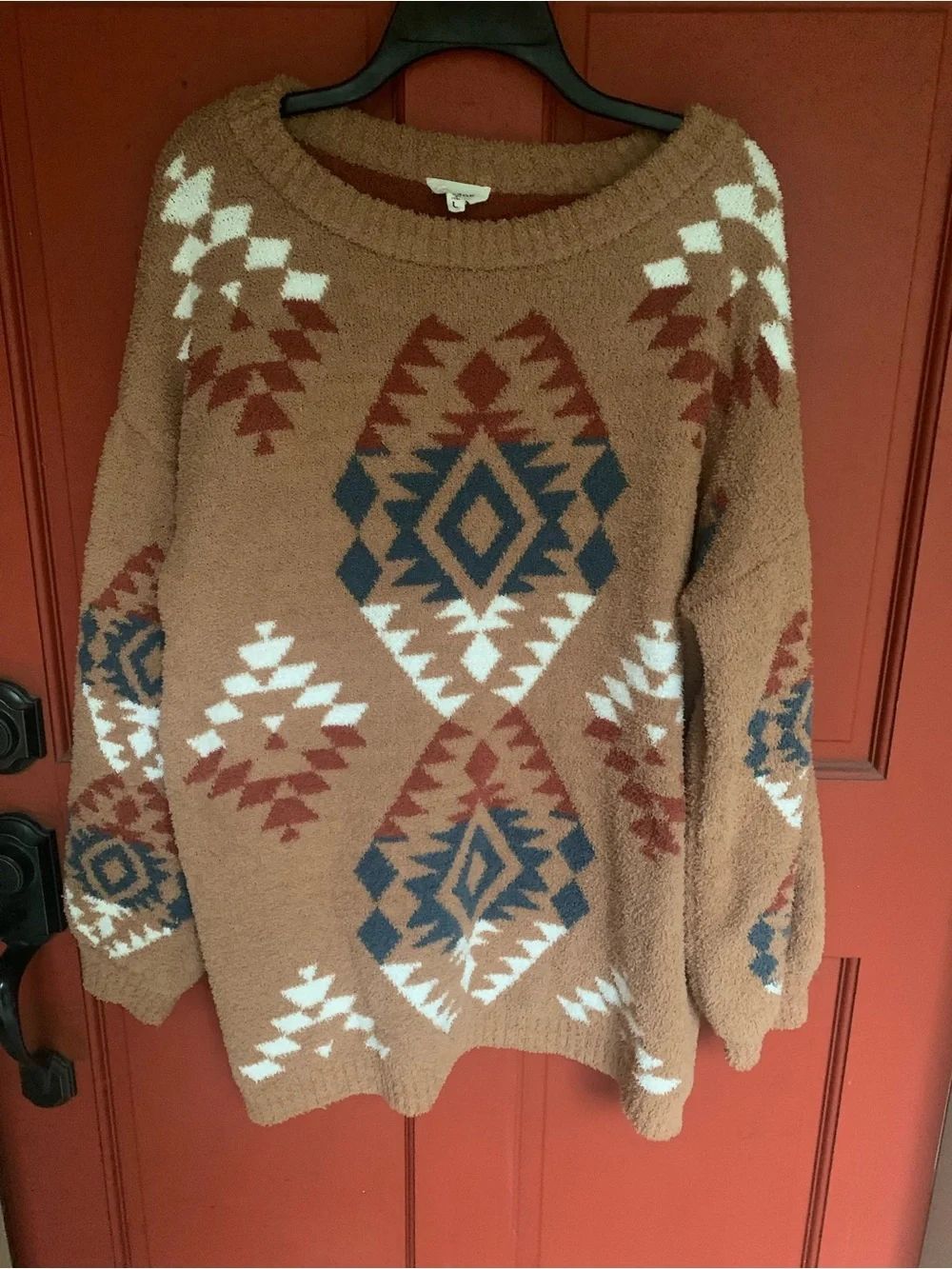 Vintage Inspired Western Oversized Sweater